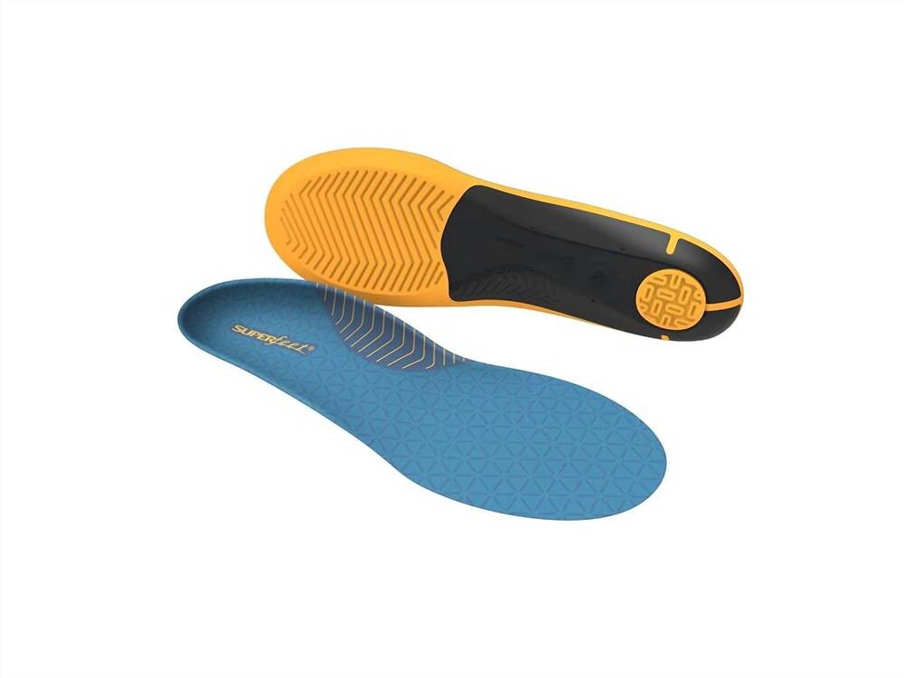 NEW SUPERFEET men's work cushion slimfit insoles faience in multicolor